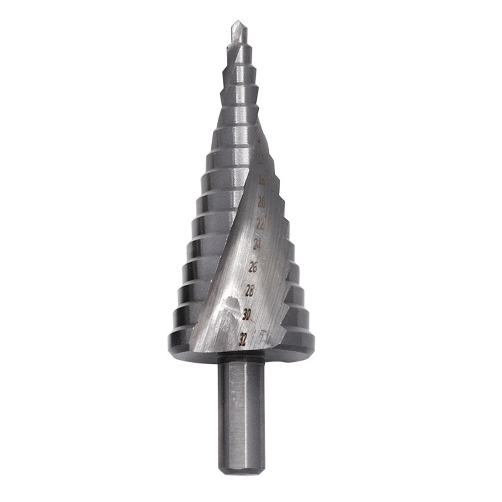 Step Drill Bit Set,Metal Drill Bits for Hard Steel,Multi-Size(4-32mm) Cone Drill Bits Hole Cutter,Cone Cutters for Metal,for Wood, Stainless Steel