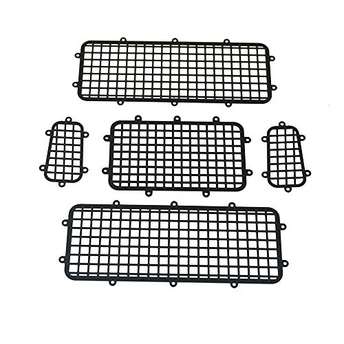 1/10 RC Metal Window Protective Mesh Net for 1/10 TRAXXAS TRX4 Land Rover Guard Rock Crawlers