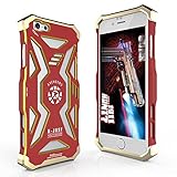 G-WACK Aluminum Metal Alloy Polycarbonate Bumper Case for iPhone 6 Plus / 6S Plus – Red Gold