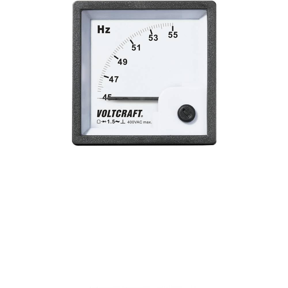 VOLTCRAFT AM-72X72/50HZ AM-72X72/50HZ Analogue Meter 45-55 Hz Rotary Coil