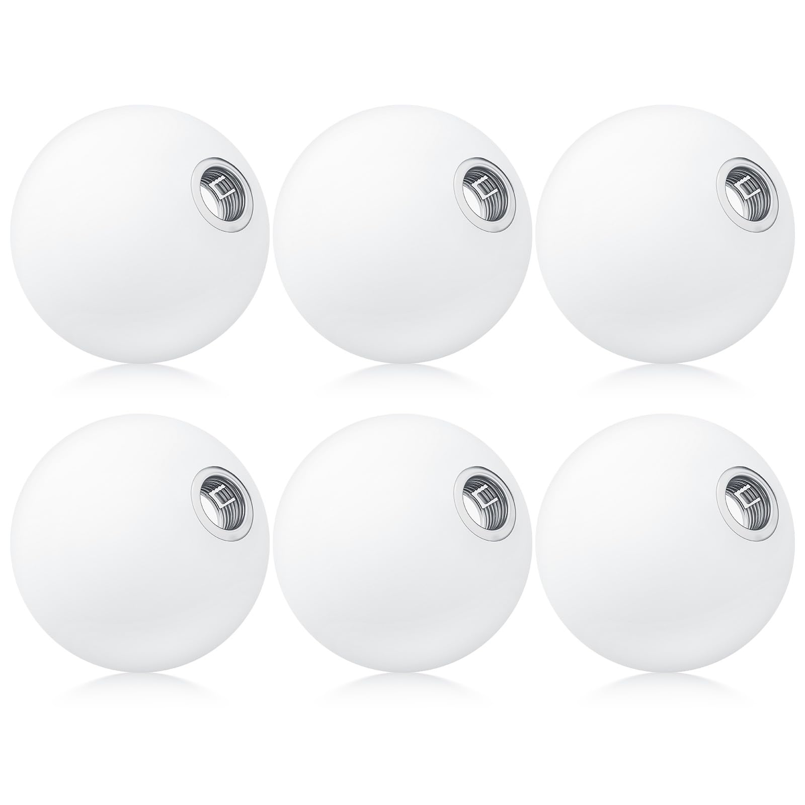 Photo 1 of Retisee 4 Pcs Lighting Replacement Glass Lampshade 4 Inch Glass Light Bulb Cover Replacement Globes 0.8 Inch Fitter for G9 Bulb (Milky White)