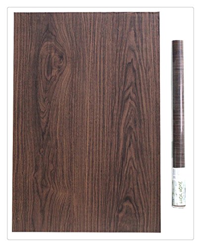 Haokhome 2605 black walnut wood contact paper 17.7"…