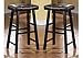 Bobkona Drake Set of 2, Country Series Bar Stool - 29
