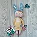 Cute Metoo Angela Rabbit Dolls Cartoon Animal Design Stuffed Babies Plush Doll for Kids Birthday / Christmas Gift Children Toy (Yellow)