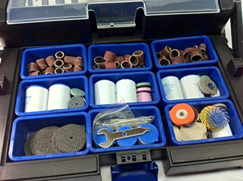 500 Pieces Rotary Tool Accessory Kit (With Safety Eyewear) - Thumbnail 2