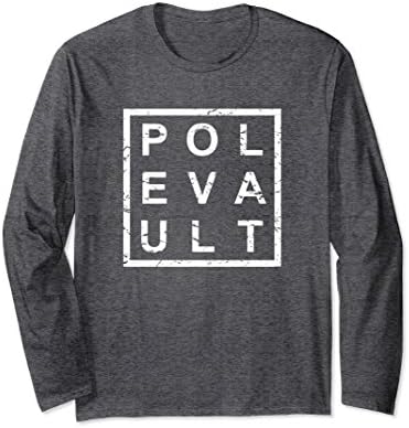 Unisex Stylish Pole Vault Long Sleeve T-Shirt Medium Dark Heather