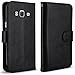 J7 Case, LK [Kickstand Feature] Luxury PU Leather Wallet Case Flip Cover Built-in Card Slots & Stand for Samsung Galaxy J7, BLACK