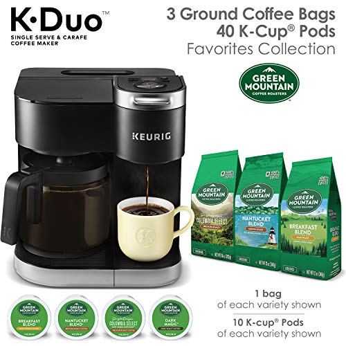 Keurig KDuo Coffee Maker, Single Serve KCup Pod and 12 Cup Carafe