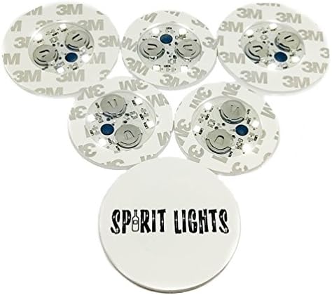 LED-BOTTLE-GLORIFIER-BAR-DISPLAY-GLOW-SPIRITS-WINE-LIGHT-UP-STICKER-VIP-6-PACK-MINI-GLOWER (White)