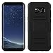 Galaxy S8 Plus Case, LK [Heavy Duty] Black Armor Holster Defender Full Body Protective Hybrid Case Cover with Belt Clip for Samsung Galaxy S8 Plus