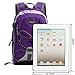 CAMTOA Children Backpack For School Hiking Camping Mini Small Backpack Purple