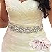 SoarDream bridal sashes Crystal Rhinestone champagne bridal sash wedding dress sashes and belts