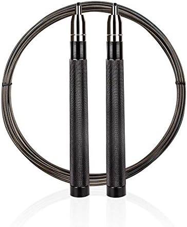 Vcall Jump Rope Workout Speed Rope Weighted Adjustable Self-Locking Exercise Skipping Rope with 1 Replaceable Cable for for Women Kids Men Fitness,Crossfit,Boxing,Training,Double Unders,Gym,Cardio