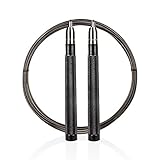 Vcall Jump Rope Workout Speed Rope Weighted Adjustable Self-Locking Exercise Skipping Rope with 1 Replaceable Cable for for Women Kids Men Fitness,Crossfit,Boxing,Training,Double Unders,Gym,Cardio
