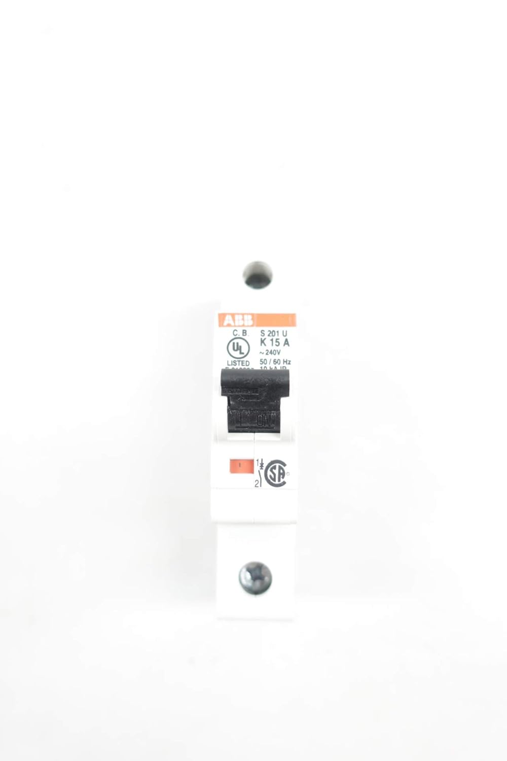 ABB S201U-K15A 15A 1P Miniature Circuit Breaker 240V-AC D647346: Amazon.com: Industrial & Scientific