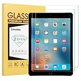 SPARIN [2 Pack Screen Protector for 9.7 inch iPad 6th Generation (2018/2017) / iPad Pro 9.7 - Tempered Glass/Apple Pencil Compatible/Scratch Resistant