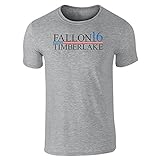 Pop Threads Fallon Timberlake 2016 Presidential Election Gray XL Short Sleeve T-Shirt