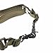 Coolove Tactical 2 Point Shotgun Sling 15 Shell Ammo Holder Bandolier 12Ga Nylon Military Shotgun Shell Sling (Army Green)