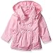 Pink Platinum Baby Girls Ruffled Trench Coat, 12M Pink