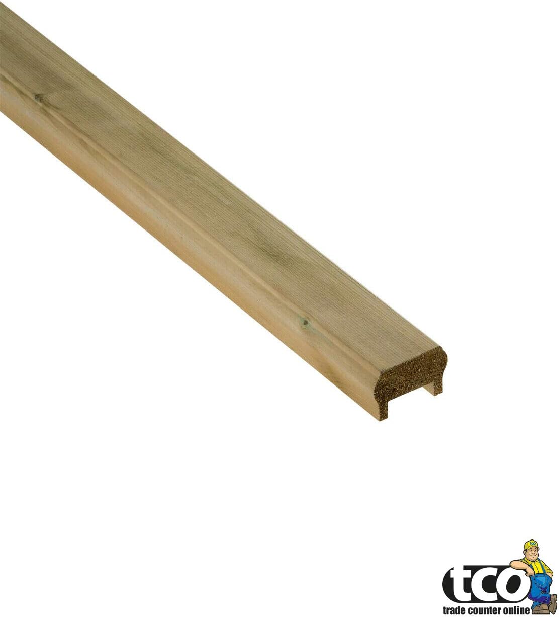 Easy Fit Universal Decking Handrail/Baserail 2.4m length