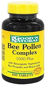 Amazon.com: Bee Pollen Complex - 100 tabs,(Good'n Natural): Health