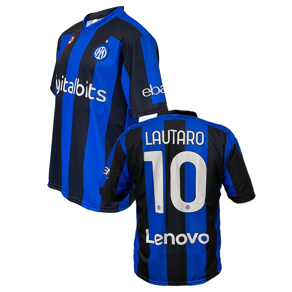 ZeroPlayer Inter Home 2022 2023 Unisex Adult T-Shirt, Lautaro, XL