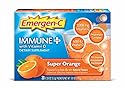 Emergen-C Immune+ Dietary Supplement (Super Orange Flavor, 30-Count 0.33 oz. Packets)