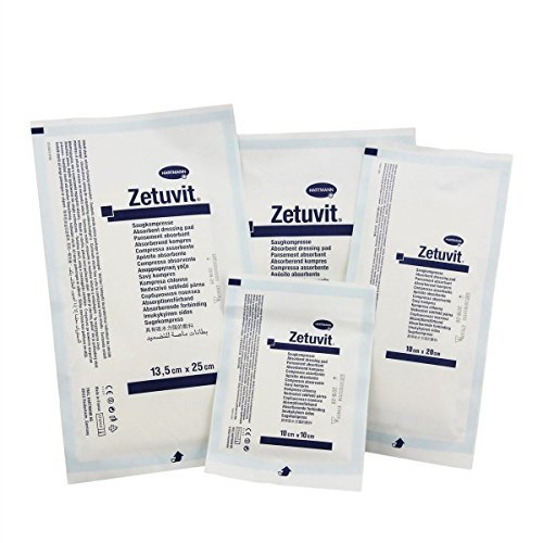 Hartmann Zetuvit E Non-Sterile Absorbent Dressing Pads, 20cm x 20cm, Pack of 50