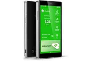 GlocalMe G4 Pro 4G LTE Mobile Hotspot, 5” Touch Screen LCD Display WiFi with Lifetime US+EU 16GB & Global 1GB Data,Dual Band Portable High Speed WiFi Device,SIMFREE,Pocket Router for Travel (Black)