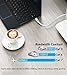 FVLFIL Cat 7 Ethernet Cable 50 ft White - Fastest Cat7 Flat Ethernet Patch Cables 10GB with Gold Plated RJ45 Connectors - Internet Network Cable for Modem Router LAN Computer Xbox