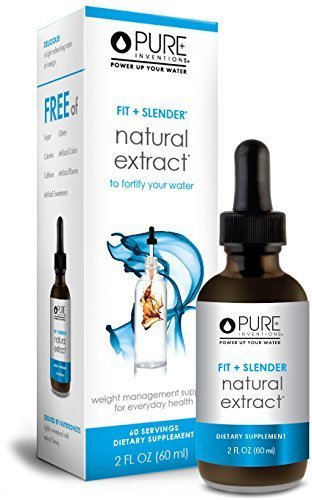 Pure Inventions - Special Formulations - Fit and Slender - Water Enhancer - (60 Servings) 2 Oz