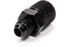 Fragola 481668-BL Black Size (-6) x 1/2" MPT Straight Adapter Fitting