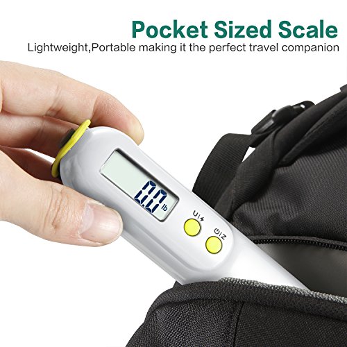 image for NUTRI FIT Rechargeable Hanging Luggage Scale, 2600mAH Portable Power B