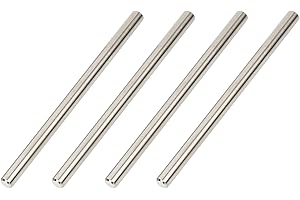 MOSHNOLY 4PCS TC4 Titanium Hinge Pin Lower for ARRMA 6S 1/7 Mojave/Felony/Big Rock Fireteam/Infraction/Limitless 1/8 Kraton/Notorious/Outcast/Talion/Typhon, 4X67.5mm,AR330381