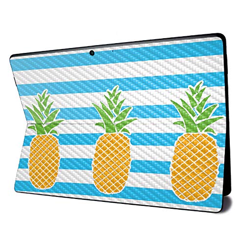 MightySkins Carbon Fiber Skin for Microsoft Surface Pro X - Beach Towel | Textu…