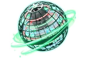 RCIRTH Green 2024 Flying Orb Ball Toys - Flying Spinner Flying Space Indoor Outdoor Orb Balls for Kids Teens Adults - Drone Flying Galaxy Ball 360° Rotating Built in RGB Light Magic Hover Ball
