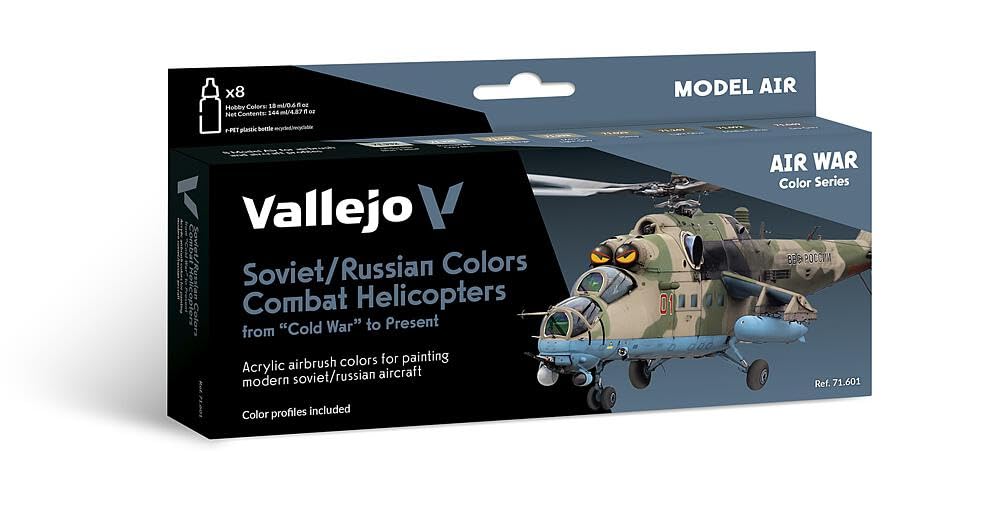 Vallejo AV Model Air Set -Soviet Helicopters Post War