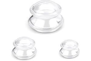 Excitsayno Silicone Cupping Therapy Sets, Cupping Kit for Massage Therapy,Anti Cellulite Cup, for Cellulite Reduction Joint Pain Muscle Pain