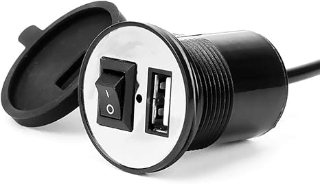 Prise usb moto avec interrupteur Clearance