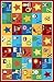 Furnish my Place 745 3x5 Kids ABC Animals Children Area Rug Anti Skid