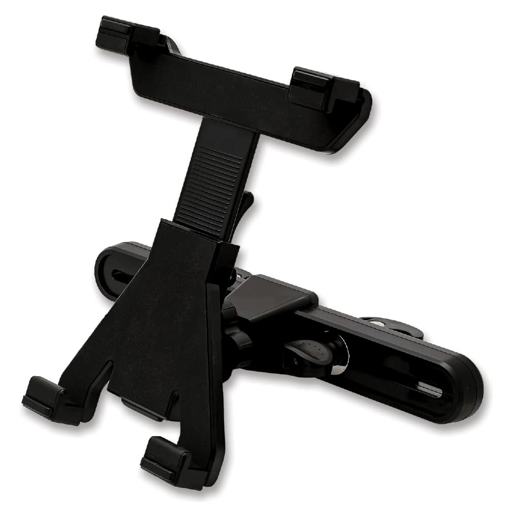 Okra 360° Degree Adjustable Rotating Headrest Car Seat Mount Holder For iPad, Samsung Galaxy,Motorola Xoom, And all Tablets Up To -10.1"