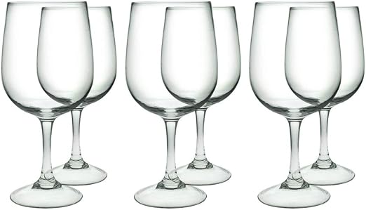 Amazon Com Giant Wine Glass Hand Blown Xl Grande Pack Of 6 Wine Glasses