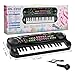 aPerfectLife Kids Piano, 32 Keys Multifunction Electronic Kids Piano Keyboard Musial Instrument for Kids with Microphone (Black)