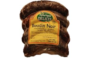 FABRIQUE DELICES All Natural Boudin Noir Sausages 4 Links 1 lb