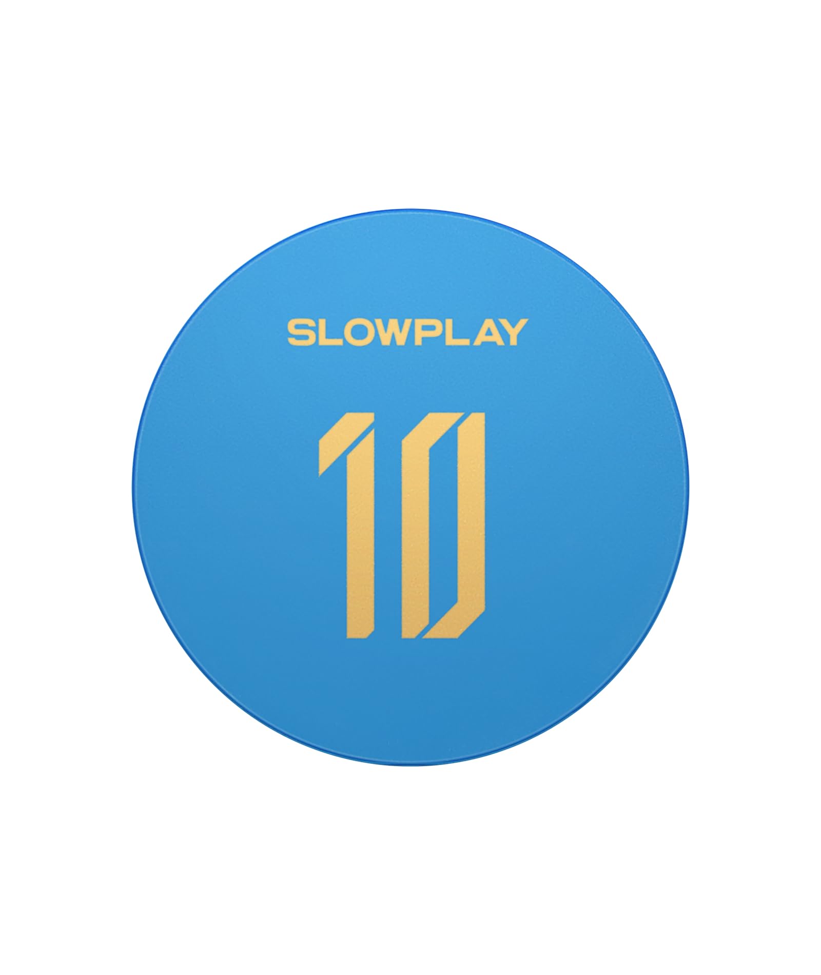 SLOWPLAY Godel Ceramic Poker Chips in Bulk, Casino Grade Ceramic 10-Gram Poker Chip for Texas Hold'em, 39mm Professional Chips Pack of 50 with Denomination of 10