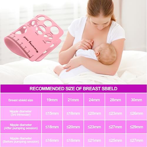 Silicone Nipples Ruler of Flange Size Measure for Nipple, Nipple