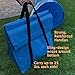 Rise8 Non-constricting Saddlebags for stabilizing Dog Agility Tunnel (Blue)