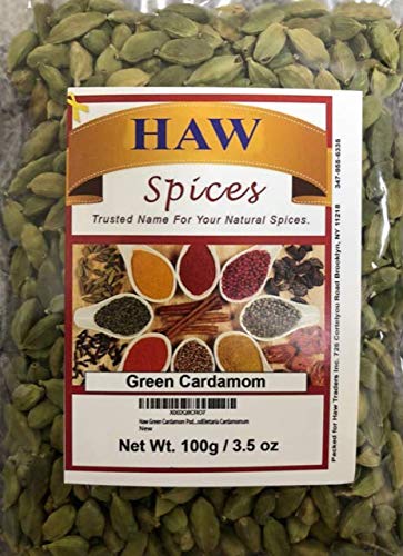 Haw Green Cardamom Pods 100 Grams Natural Whole Cardamom Pods 3 5 Ounces Natural Spice Cardamom For Biryani Tea Salted Salad