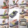 FUKTSYSM-Mandolin-Slicer-Newest-Design-Vegetable-Chopper-11-in-1-Mandoline-Slicer-Adjustable-Vegetable-Cutter-Vegetable-Cutter-with-Julienne-Grater-Include-Clean-Brush-and-Hand-Guard FUKTSYSM Mandolin Slicer - Newest Design Vegetable Chopper, 15 in 1 Mandoline Slicer Adjustable Vegetable Cutter…