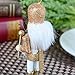 Womdee Christmas Nutcracker Ornaments Set, Wooden Nutcracker Figures Soldier Puppet Toy for Christmas Themed Party Outdoor Yard Tree Hanging Decorations, 12CM
